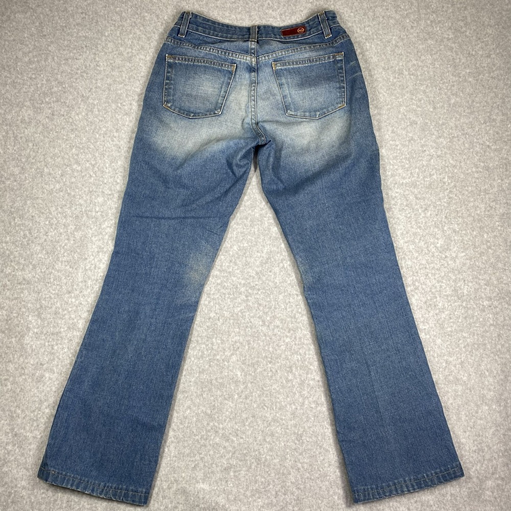 AG Adriano Goldschmied The Gemini Boot Cut Jeans Womens Blue Made in USA - Picture 2 of 16